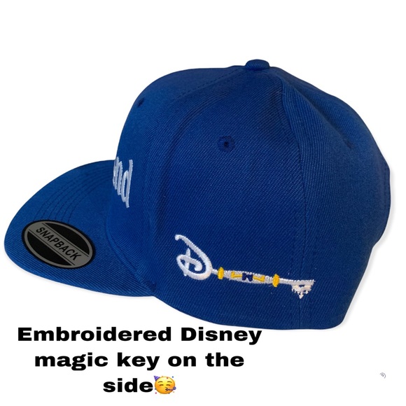 LA caps Disneyland hats embroidered logo and magic key on the side Disney LA cap - Picture 2 of 4
